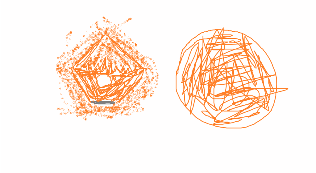 Orange object was half transparent on the top and more soild on the bottom. It also flashed extremely bright when it first appeared