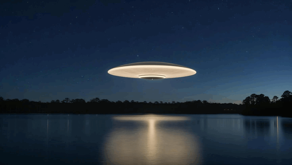 UFO over Lake Griffin, in Fruitland Park Florida 1997